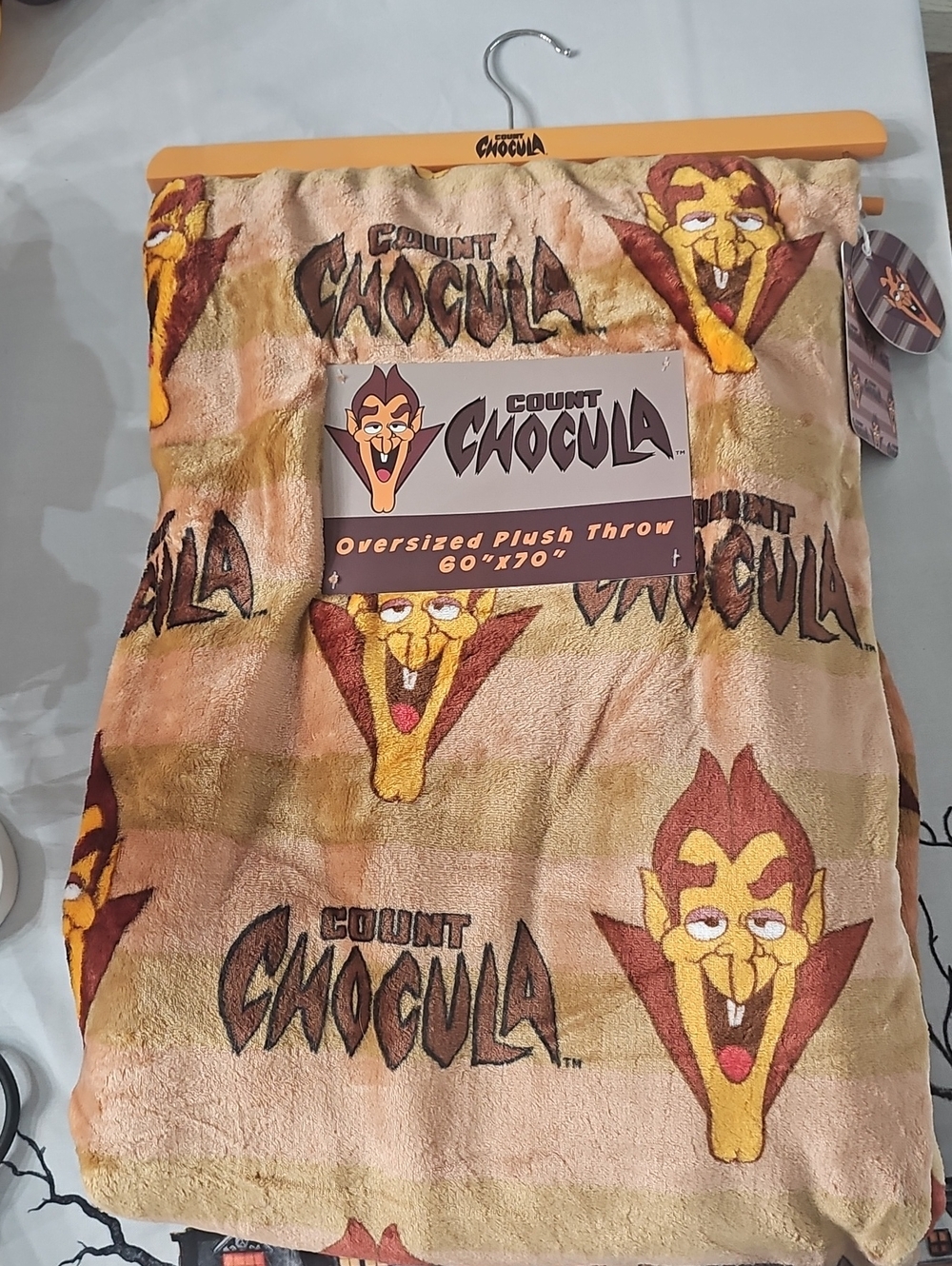 New! Oversized 60"x70" Count Chocula Cereal Super Soft Throw Blanket π€